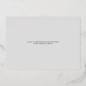 愛は木生まれ箔クリスマスカード 箔シーズンカード (裏面)