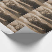 愛は次のとおりです: あなたの手の足 ラッピングペーパー (角)