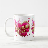 愛は毎日醸造される コーヒーマグカップ (左)