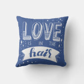 愛は毛にあります クッション (裏面)