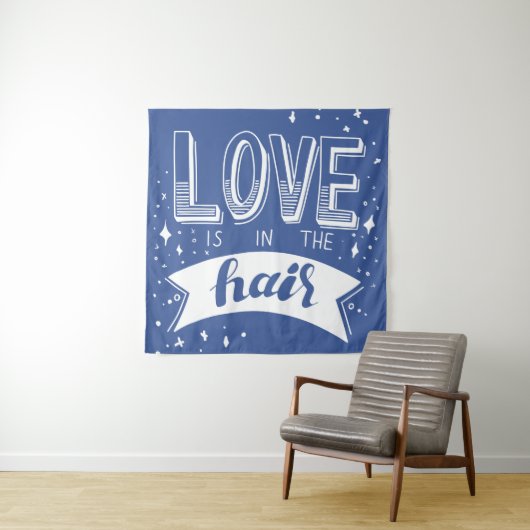 愛は毛にあります タペストリー (インサイチュ)