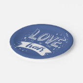 愛は毛にあります ペーパープレート (アングル)