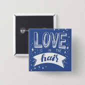 愛は毛にあります 缶バッジ (正面&裏面)