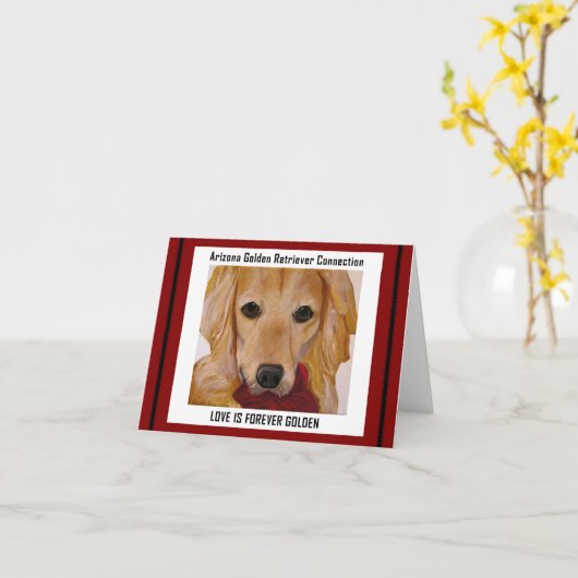 愛は永久に金です カード (黄色い花)