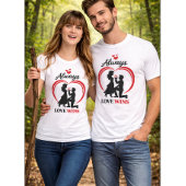 愛は永遠にクラシックウィメンズTシャツ. Tシャツ