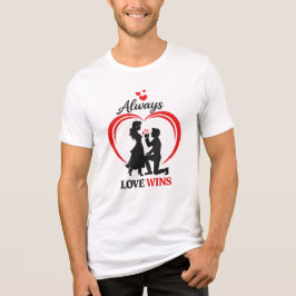 愛は永遠に ユニセックス トリブレンドTシャツ トライブレンドＴシャツ