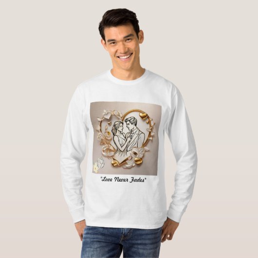 "愛は永遠に" Tシャツ (正面フル)