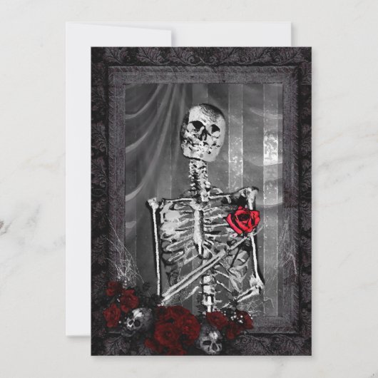 愛は永遠のゴシックウェディング 招待状 (正面)