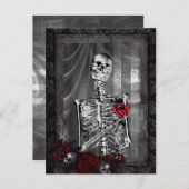 愛は永遠のゴシック結婚様式の象徴 案内ポストカード (正面/裏面)