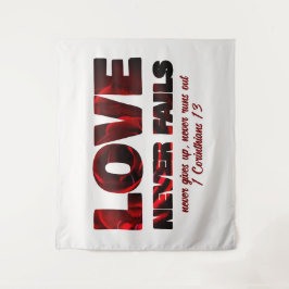 愛は決してクリスチャンに反しない タペストリー