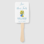 愛は決してヒマワリのテーマ結婚を ハンドファン (正面)