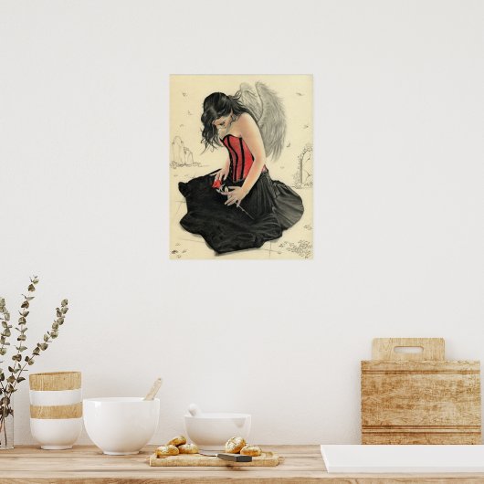 愛は決して天使のポスターを喪に服して死なない ポスター (キッチン)