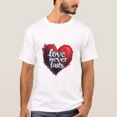 愛は決して失われない Tシャツ (正面)