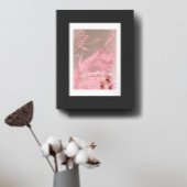 愛は決して失敗しないコーンフラワーのコラージュ ポスター