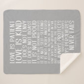 愛は決して失敗しないシェルパ毛布 シェルパブランケット (正面(横))