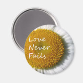 愛は決して失敗しないデイジー1コリント13 マグネット (正面/裏面)