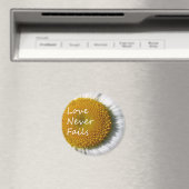 愛は決して失敗しないデイジー1コリント13 マグネット (インサイチュ (食洗機))