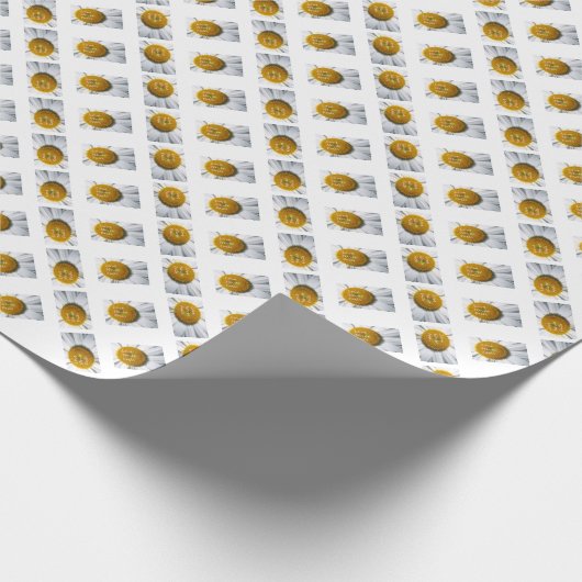 愛は決して失敗しないデイジー1コリント13 ラッピングペーパー (角)