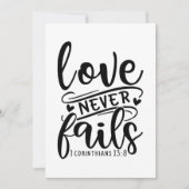 愛は決して失敗しない1コリント13 8-01 セーブザデート (正面)