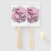 愛は決して失敗しない2019 JW地域大会 ハンドファン (正面&裏面)