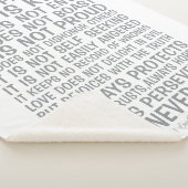 愛は決して失敗しない シェルパ ブランケット (3/4)