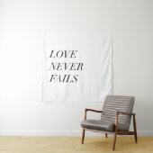 愛は決して失敗しない タペストリー (インサイチュ)