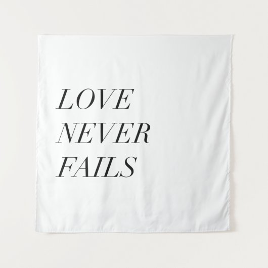 愛は決して失敗しない タペストリー (正面)