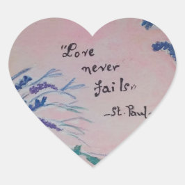 愛は決して失敗しない ハートシール