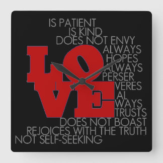 愛は決して失敗しない – 壁時計