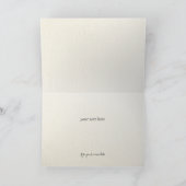 愛は決して失敗しないDandelion Corinthians 13 感謝してい シーズンカード (内部)