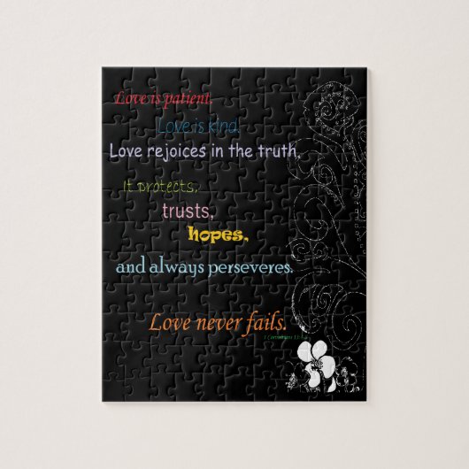 愛は決して失敗しません ジグソーパズル (縦)