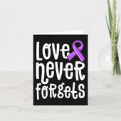 愛は決して思い出す問題アルツハイマーの終わり カード (正面)