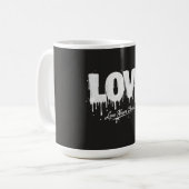 愛は決して枯れない コーヒーマグカップ (正面左)