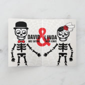 "愛は決して死なない"日付カードを保存 案内状 (内部)