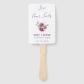 愛は決して水の色をテーマ結婚にした ハンドファン (正面)