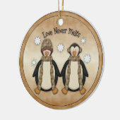 愛は決して溶けません セラミックオーナメント (左)