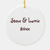 愛は決して溶けません セラミックオーナメント (裏面)