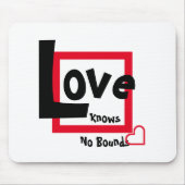 愛は決して紅白を知らぬ マウスパッド (正面)