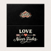 愛は決して色褪せない 右向きの矢印 カップルお揃い (外部フラット)