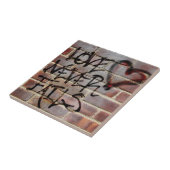 愛は決して落書きを失敗しません タイル (側面)