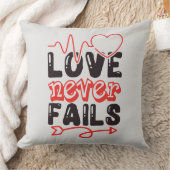 愛は決して20"X20"の装飾用クッションに失敗しない クッション (ブランケット)