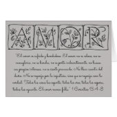 愛は決して~ Scripture~Spanishを失敗しません (正面横)