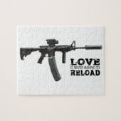愛は決してAR-15を再積載することをなっていません ジグソーパズル (横)