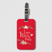 愛は決してJW 2019年の国際的な大会を失敗しません ラゲッジタグ (正面縦)