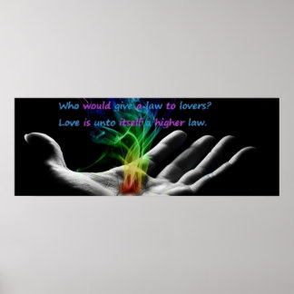 愛は法律より高い ポスター