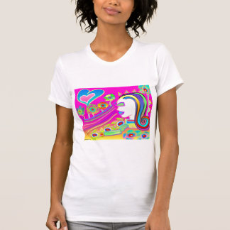 愛は活気付きます: 夢の宇宙 Tシャツ