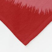 愛は温かくて曖昧パーソナライズされただ フリースブランケット (角)