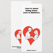 愛は無限である 招待状 (正面/裏面)