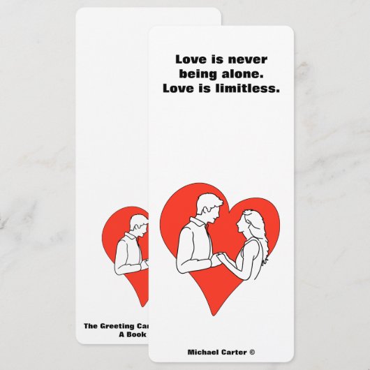 愛は無限である 招待状 (正面/裏面)