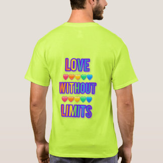 愛は無限 ロマンティックな引用 ロマンティックTシャツ Tシャツ